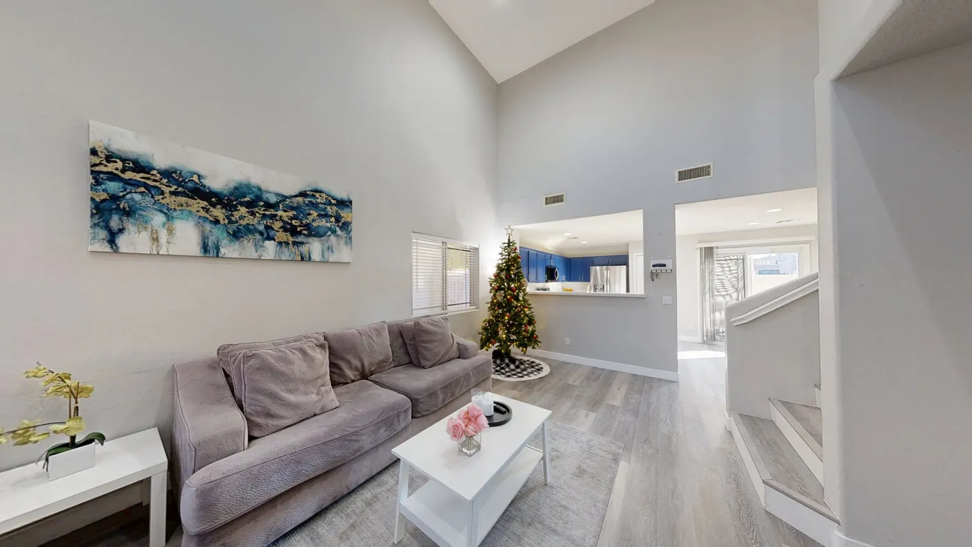 Living room of one of our listings
